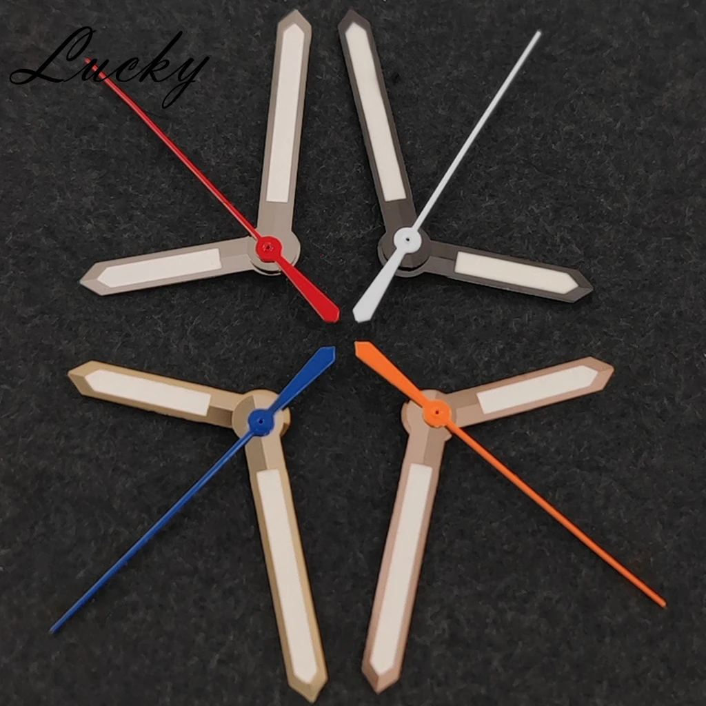 NH35 NH36 High Quality Hands Silver Gun Gold Rose Gold Watch Hands Green Luminous Watches Pointers Fit NH35/NH36/4R/7S Movement