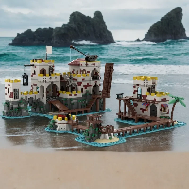 5273PCS MOC The Imperial Whitegate - Trading Post Tribute Bausteine Technologie Kreatives Lernspielzeug Geschenk Kinder Urlaub Image