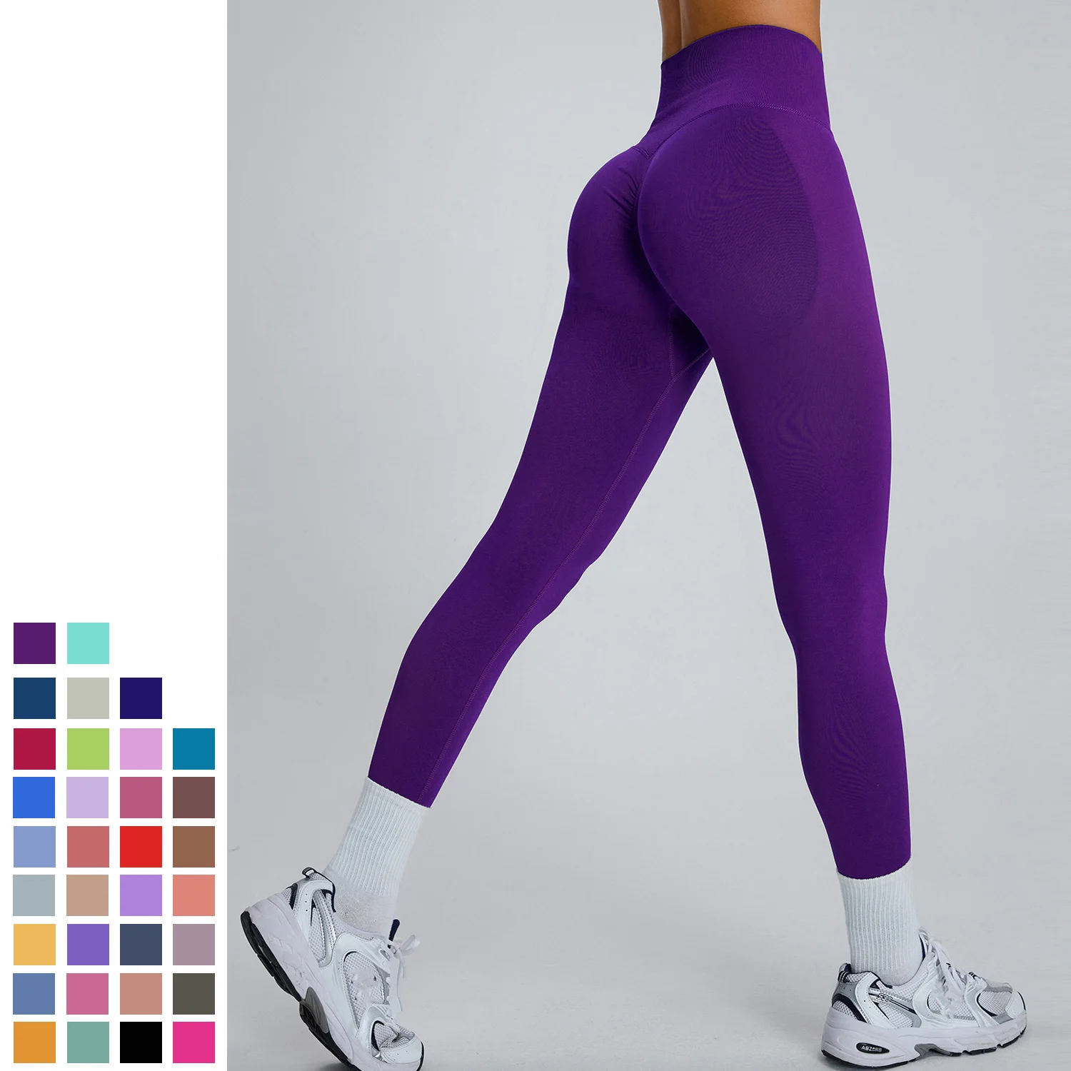 Hohe Taille Yoga Leggings Frauen Nahtlose Push-Up Sport Leggings Fitness Laufen Hip Lift Yoga Hosen Hochelastische Gym Leggings Image