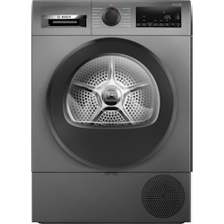 Bosch Serie 6 WQG243DR10, Wärmepumpentrockner, 9 kg, Grau