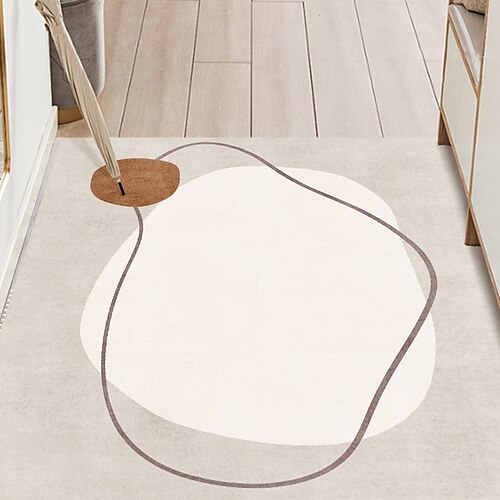 Weihnachts-Badezimmer Fußmatte für Eingangsbereich niedlicher Cartoon Faux Cashmere dick weicher rutschfester maschinenwaschbarer Boden Teppich saugfähig fleckenresistent langlebig pflegeleicht Image