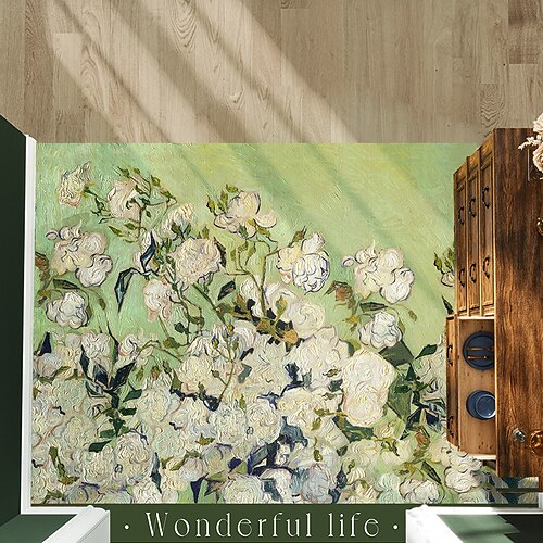 Eingangsbereich Türmatte für Wohnküche Flur Weich Rutschfest Maschinenwaschbar PVC Boden Teppich Ölmalerei Kunstdesign Fleckenresistent Wasserdicht Einfach zu reinigen Innen dekorativer Teppich Image