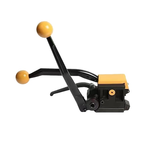 Stahl-Umreifungsgerät A333 Edelstahl manuelle Bandverpackungsmaschine mit nichtmetallischer Schnallenverpackung geeignet für Breiten von 1,27 cm bis 1,91 cm nicht versiegelndes Kombinationswerkzeug Image