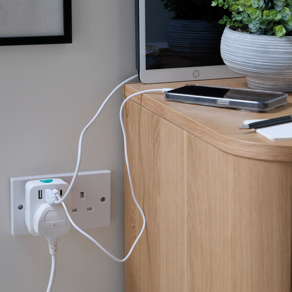Zwischensteckdose mit USB-Ladeanschlüssen, Bergström Image