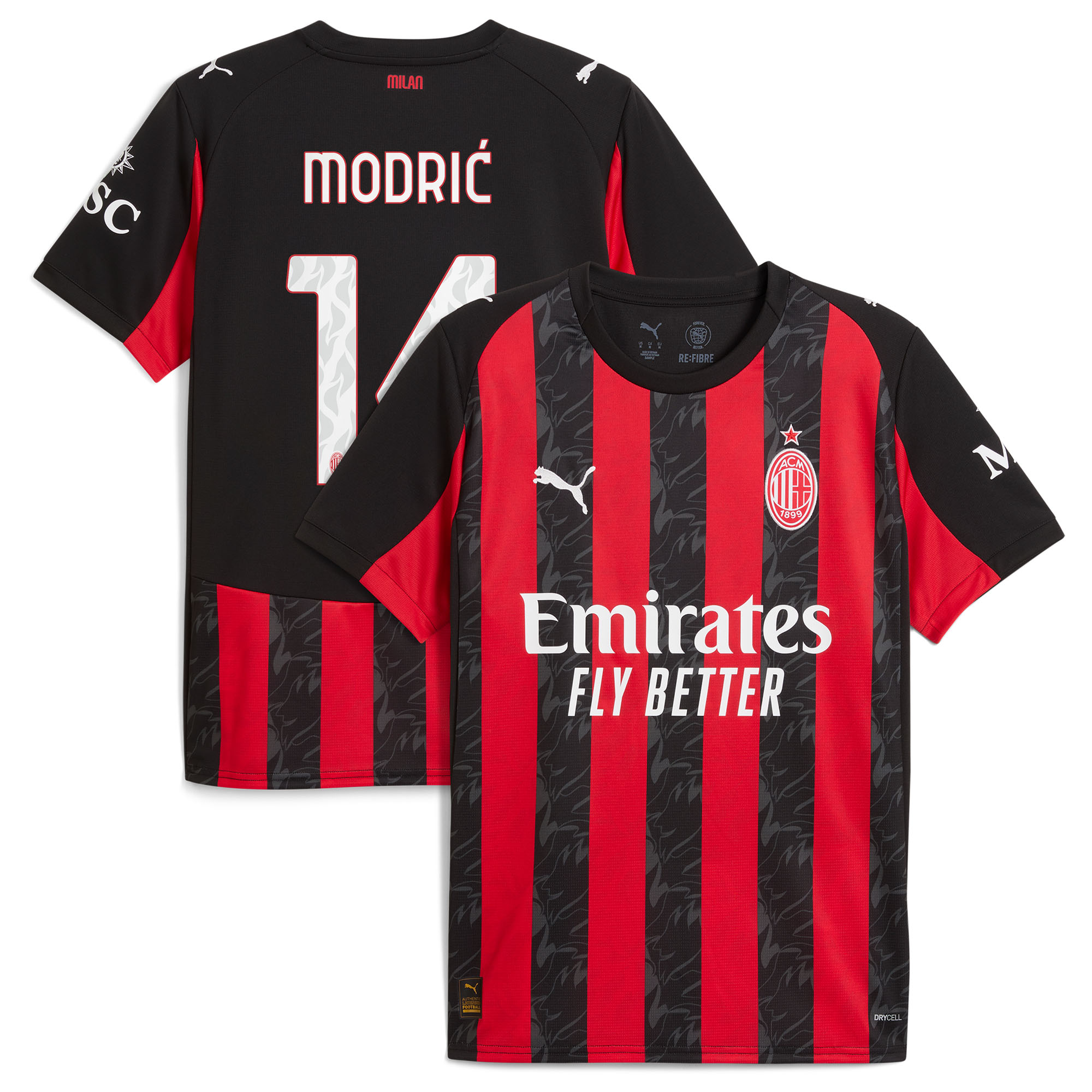 AC Milan PUMA Heimtrikot 2025-26 mit Aufdruck Modric 14 Image