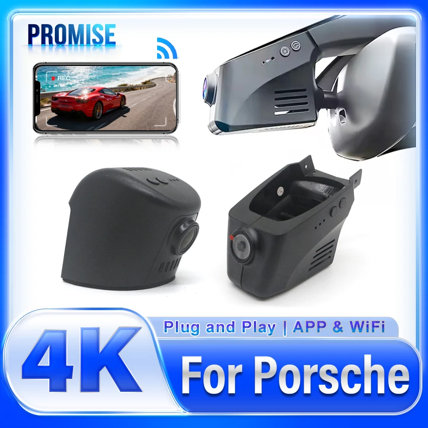 4K-Dashcam für Porsche Cayenne Panamera Macan Taycan Cayman, Plug-and-Play-Auto-DVR für Porsche 911/911 Turbo, Boxster/718 Boxster Image