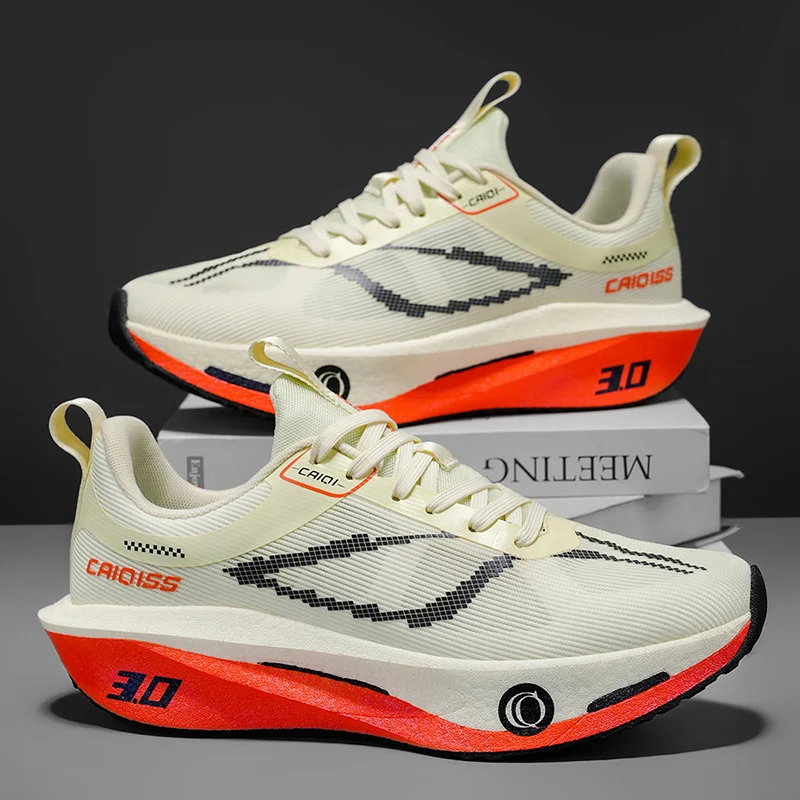 Low-Top-Sneaker für Herren mit atmungsaktiver Fußgewölbeunterstützung und Stabilitätstechnologie, Schnür-Laufschuhe, Ganzjahres-Freizeitschuhe, geeignet für Herren (breite Version verfügbar) – ideal Image
