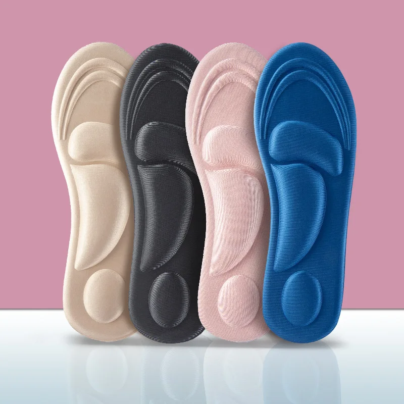 Plantarfasziitis Arch Support Schuheinlagen 4D Memory Foam Sport Einlegesohlen Sneakers Dämpfung Anti-Rutsch-Vorlage Einlegesohle Männer Frauen Image