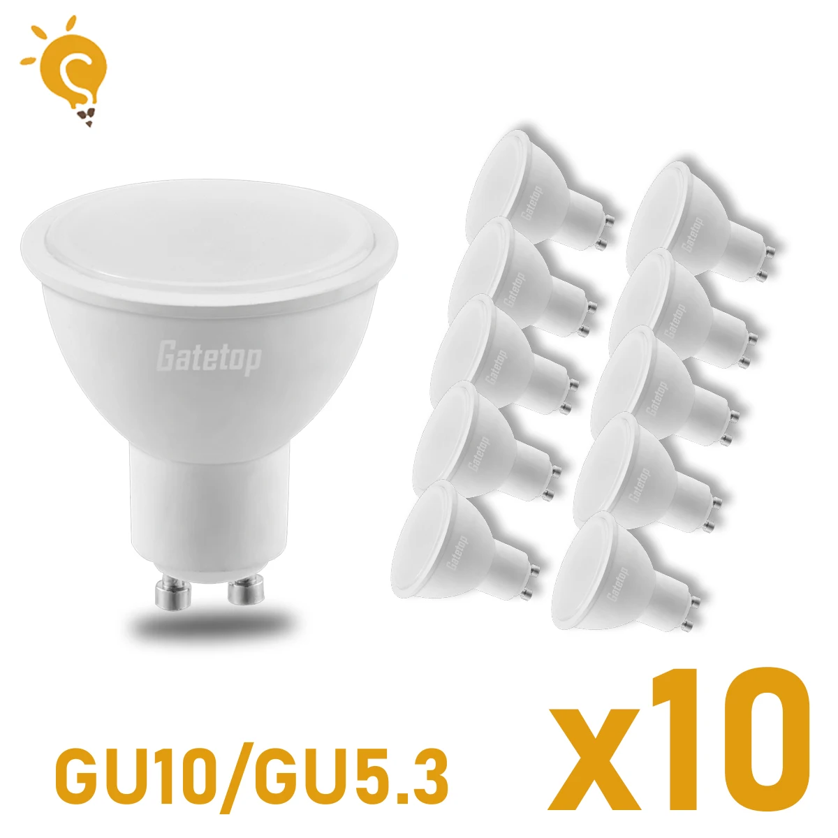Gatetop Led-strahler AC220V GU10 GU5.3 Birne MR16 Spot Beleuchtung Birne Innen Beleuchtung Hause Dekoration Bombillas Image