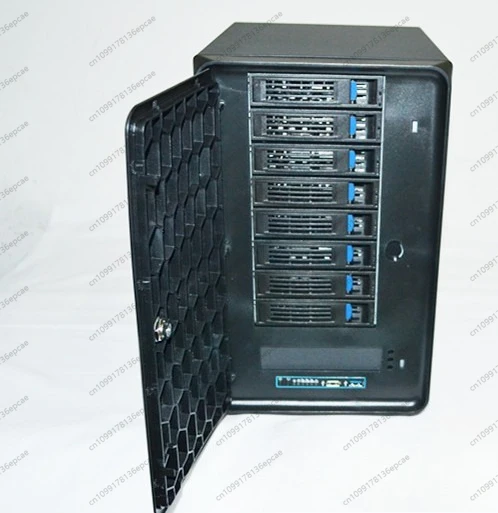8-Bay NAS-Gehäuse, 8-Bay NAS Hot-Swap-fähiges ITX Mini Tower Home Network Storage Chassis