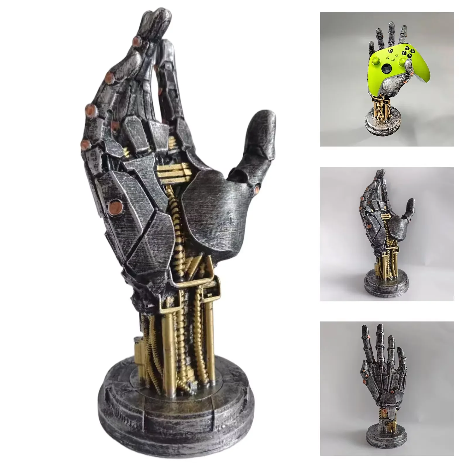 Für PS2/PS3/PS4/PS5/Xbox 360/Xboxs Serie Game Controller Halterung Cyberpunk Roboter stehen Gamepad Kopfhörer Platzierung Halter
