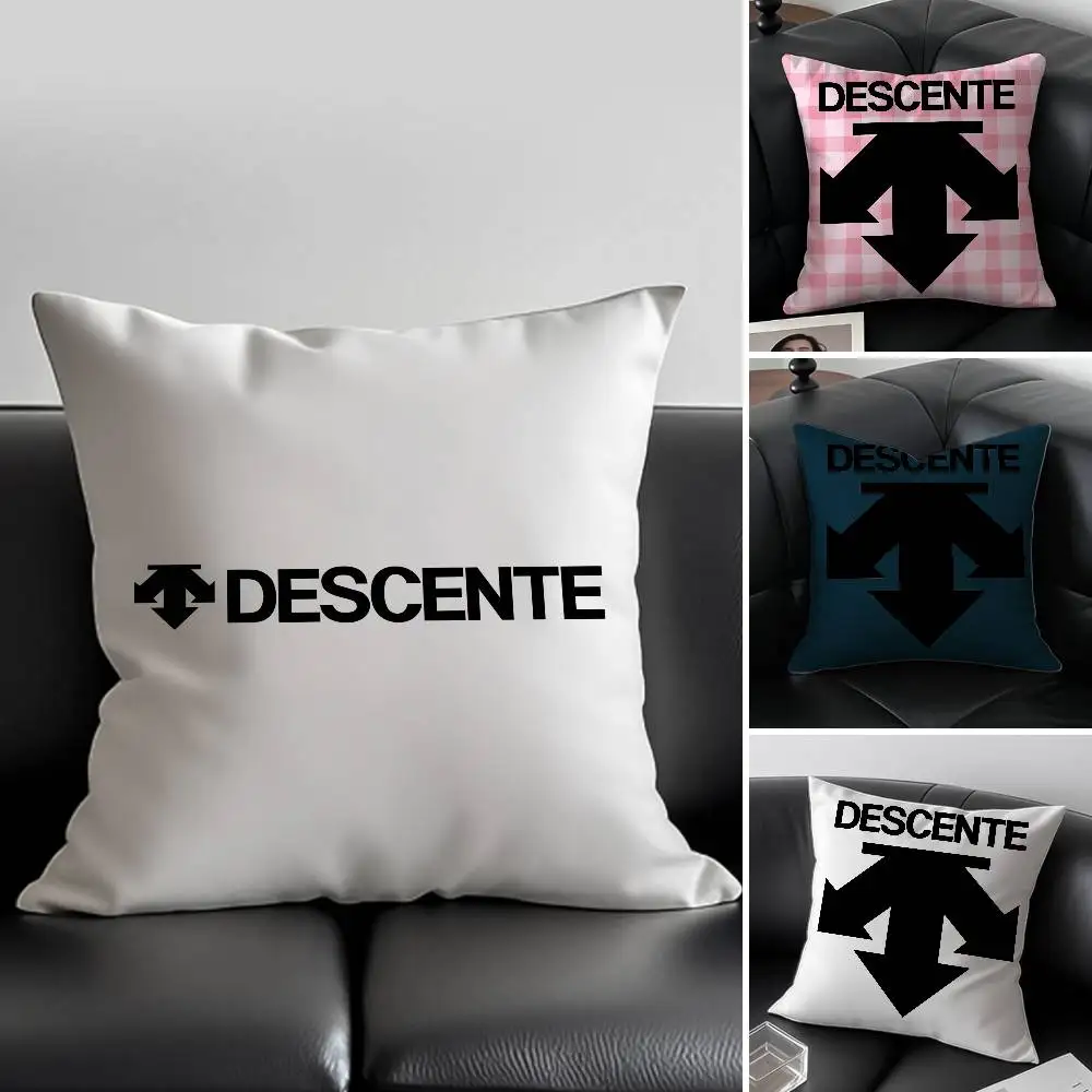 D-DescenteS-Kissenbezug im klassischen Design, Anti-Dustmite-Schlafsofa mit unsichtbarem Reißverschluss