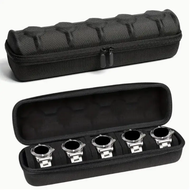 Watch Box Organizer For Men Women Watch Travel Case Portable Storage Watch Display Holder For Wristwatches And Smart Watches