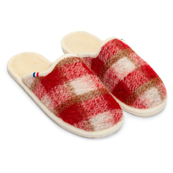 Espadrij - Women's Chausson Woolcheck - Hausschuhe 41 | EU 41 rot