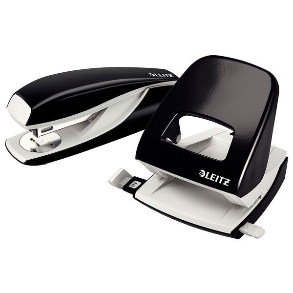 Leitz Locher- und Heftgerät-Set »Nexxt WOW« Schwarz Image