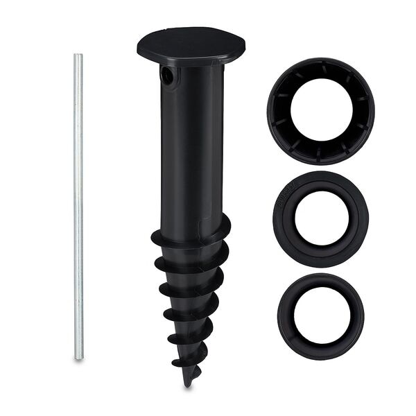 relaxdays Sonnenschirm Bodenhülse 32 - 50 mm Image