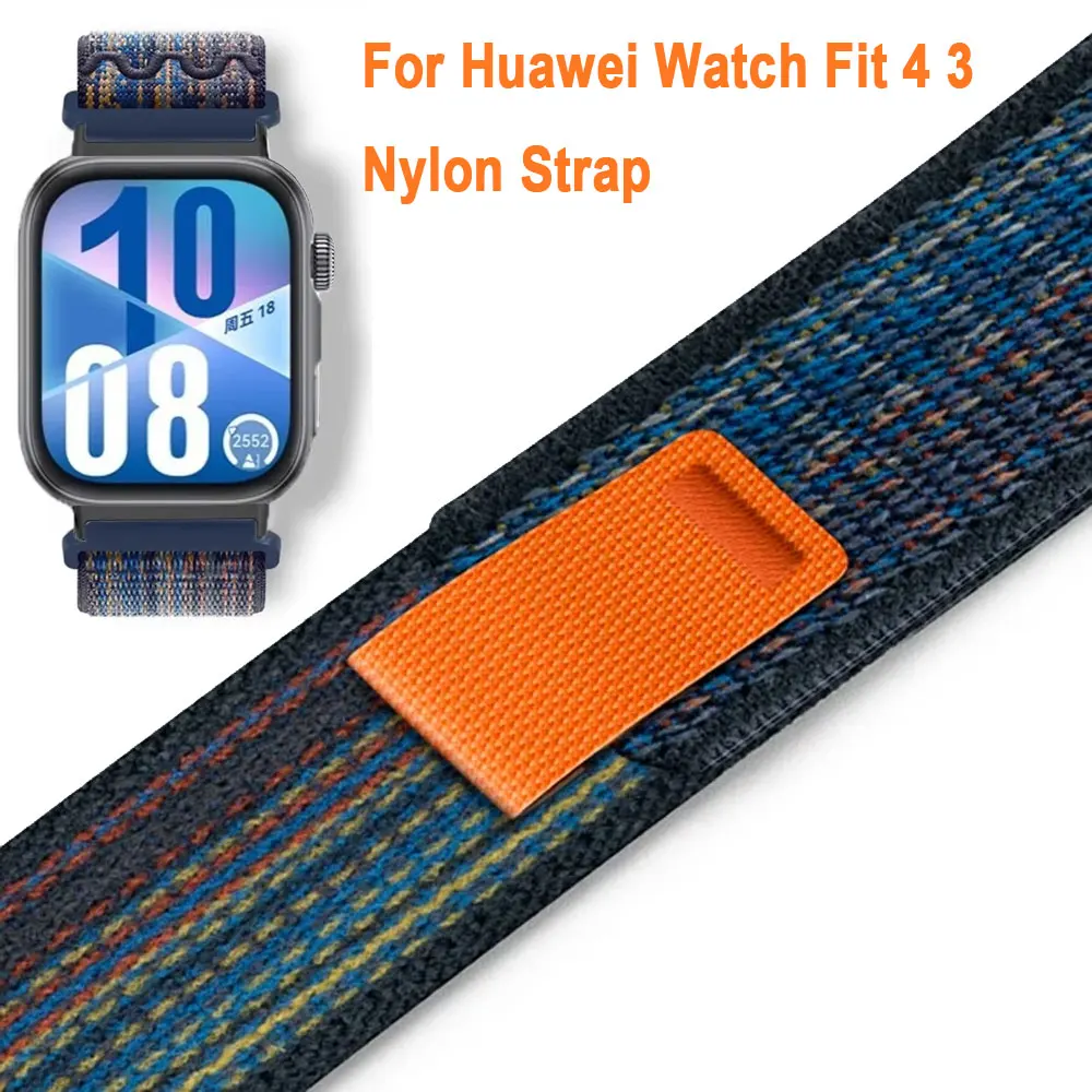 Nylonband für Huawei Watch Fit 4 3, gewebtes Sport-Smartwatch-Armband, Correa Huawei Watch Fit 4/4 Pro-Armband Image