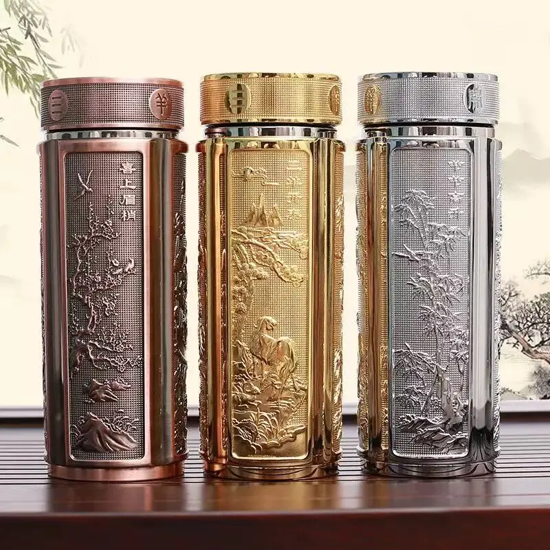 San Yang Kai Tai Silberionen versilberter Becher Gesundheitsbecher Geschenkbecher Wasserbecher Isolierbecher Image