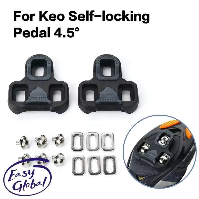 Rennrad-Stollen, kompatibel mit aussehendem, selbstsicherndem System, Fahrradpedals, Schuhe – 4,5 Grad schwimmerndes Fahrradpedal-Zubehör Image