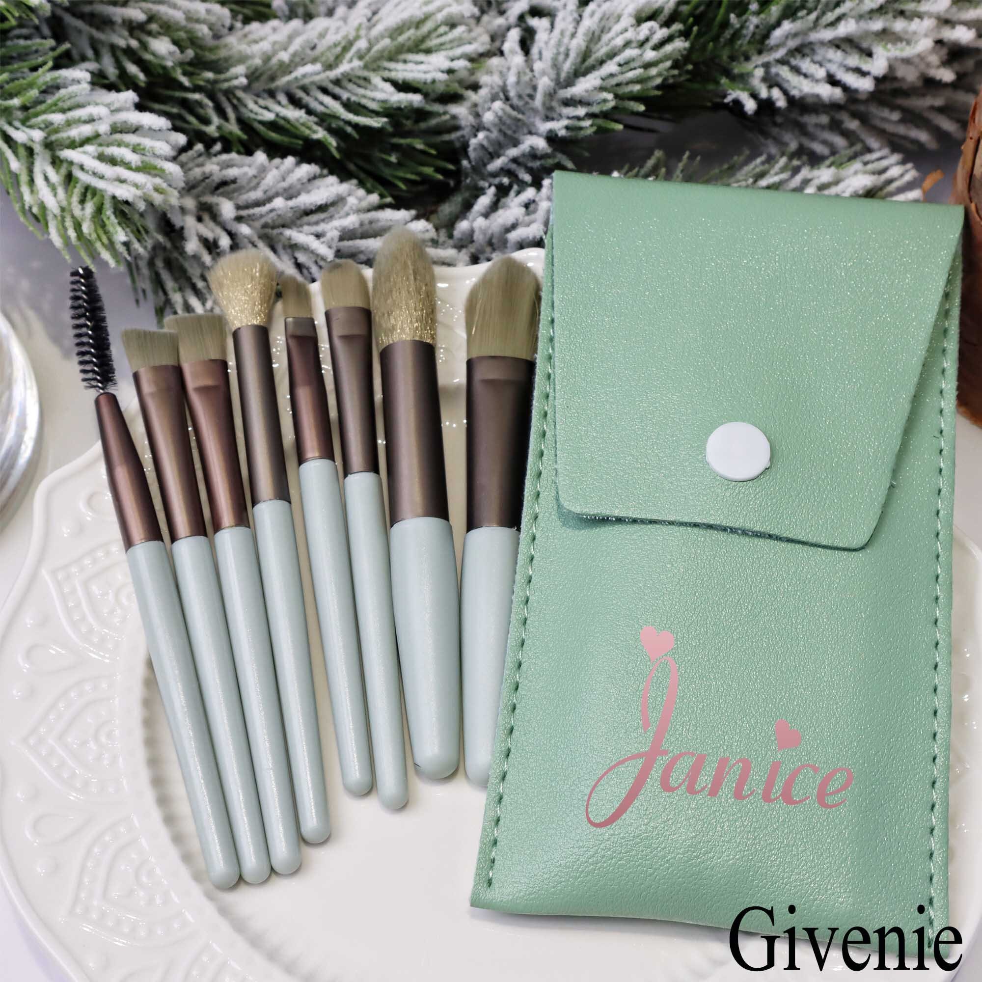 Trousse cosmetiche personalizzate, bomboniere per addio al nubilato, pennelli per il trucco, set di pennelli per il trucco, regali per damigelle d'ono