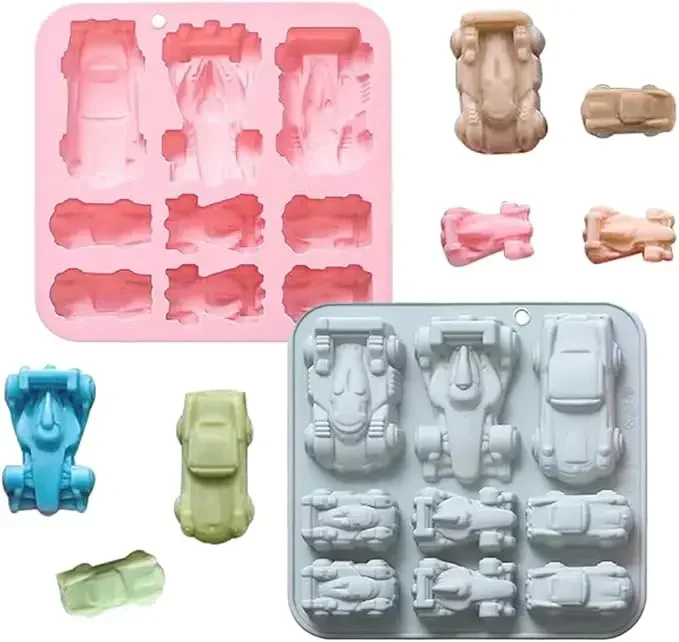 Silikon Auto Schokolade Formen handgemachte Seife Kuchen Dekorationen Party Kuchen Brot Schokolade Dessert Pudding Silikon Formen Image
