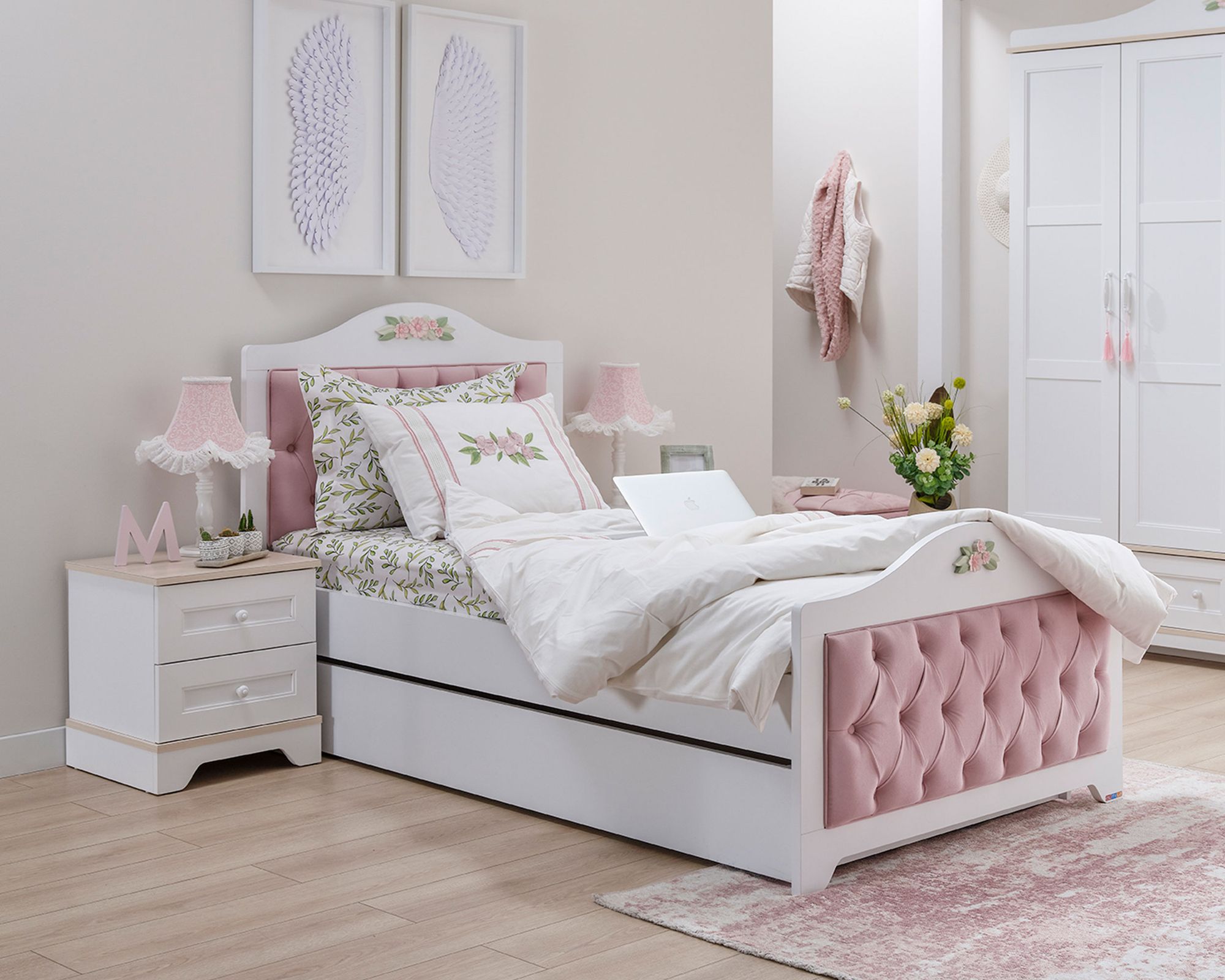 INFANSKIDS »Bianca« Bett 90x200 cm / mit Polster / ohne Bettschublade Image