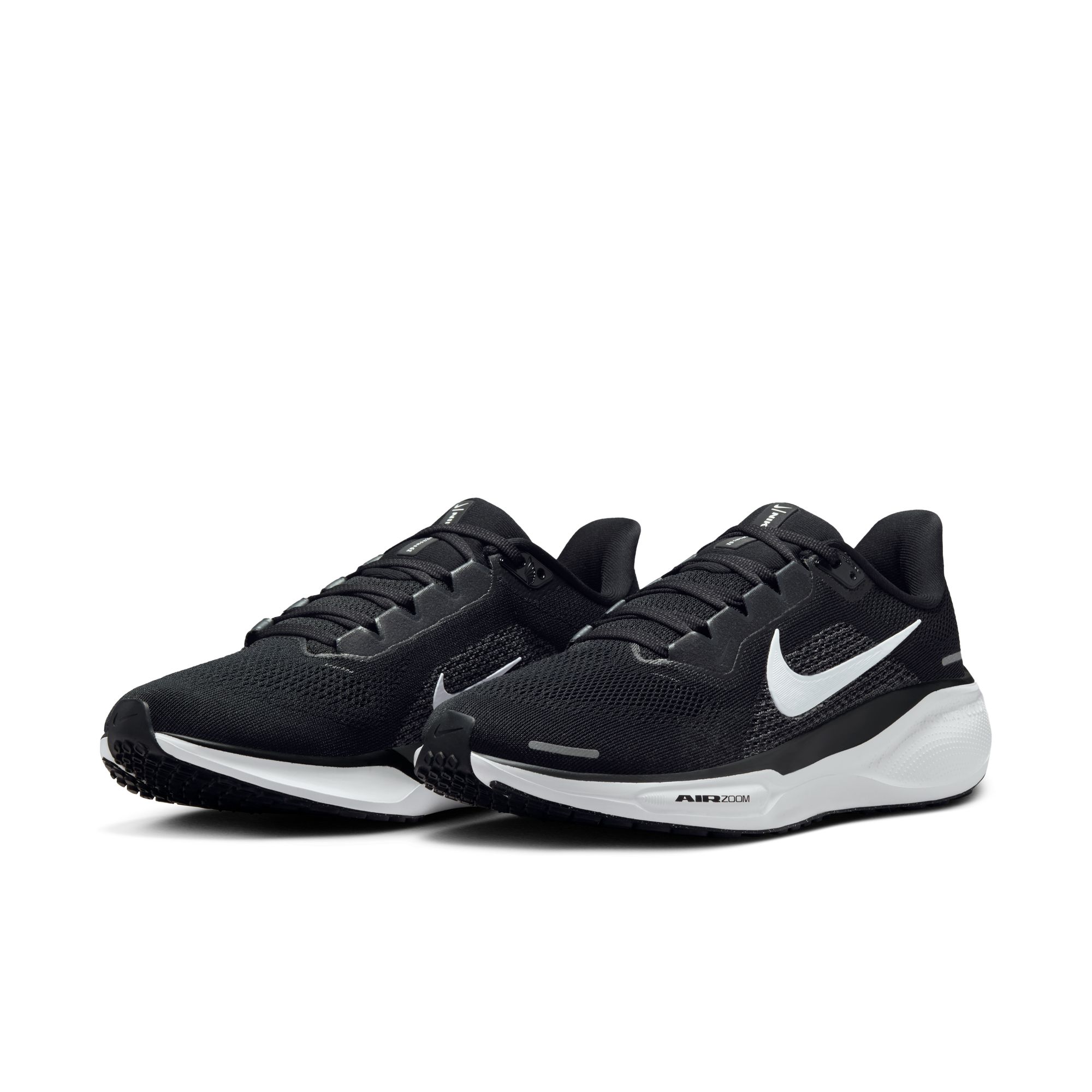 Laufschuh NIKE "Nike Pegasus 41", Damen, Gr. 42, schwarz-weiß (schwarz, weiß, anthrazit), Textil, Schuhe Laufschuh