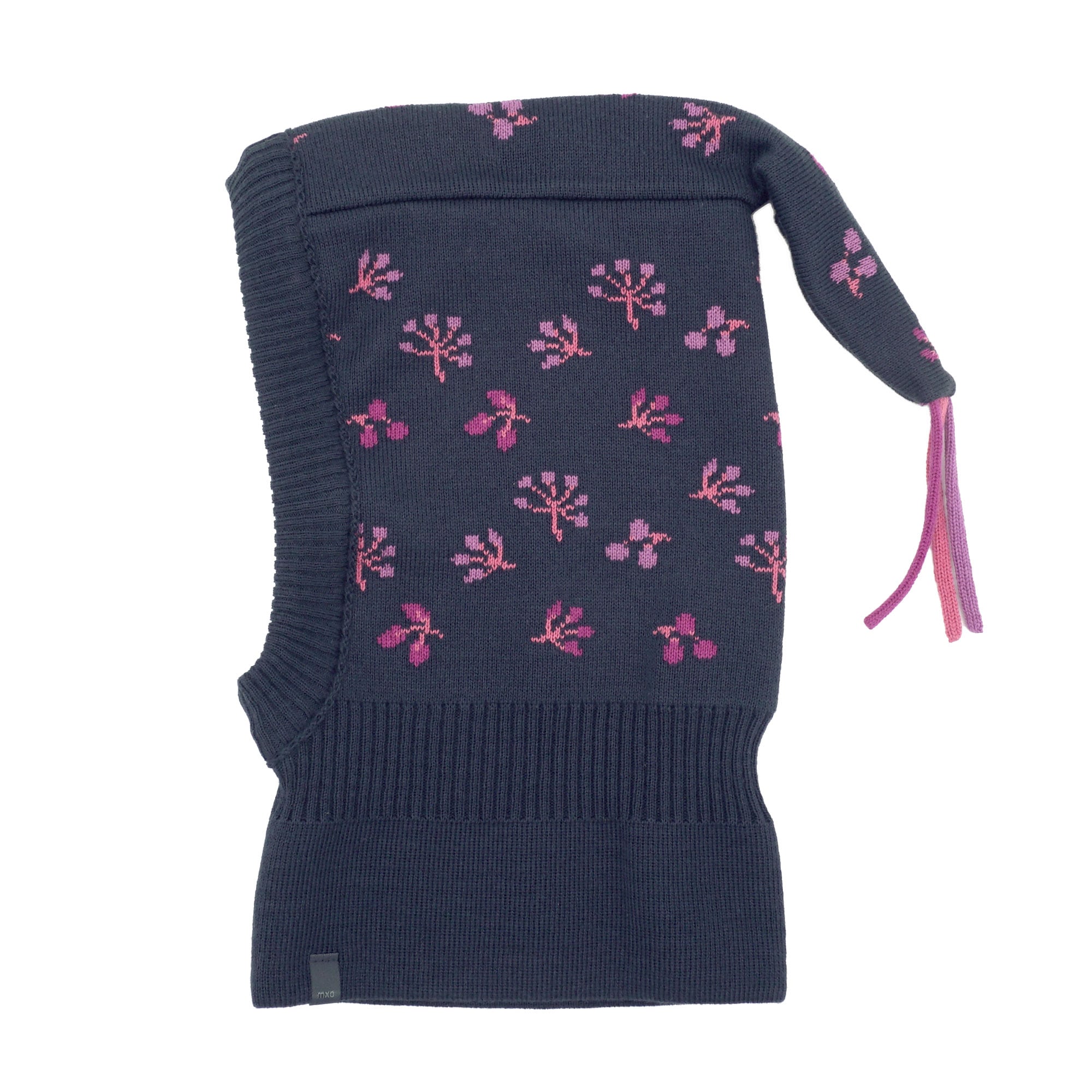Schlupfmütze MAXIMO, Baby, Gr. 49, blau (navy), Strick, Baumwolle, gemustert, Mützen, Baumwolle, gestrickt, gefüttert, gemustert Image