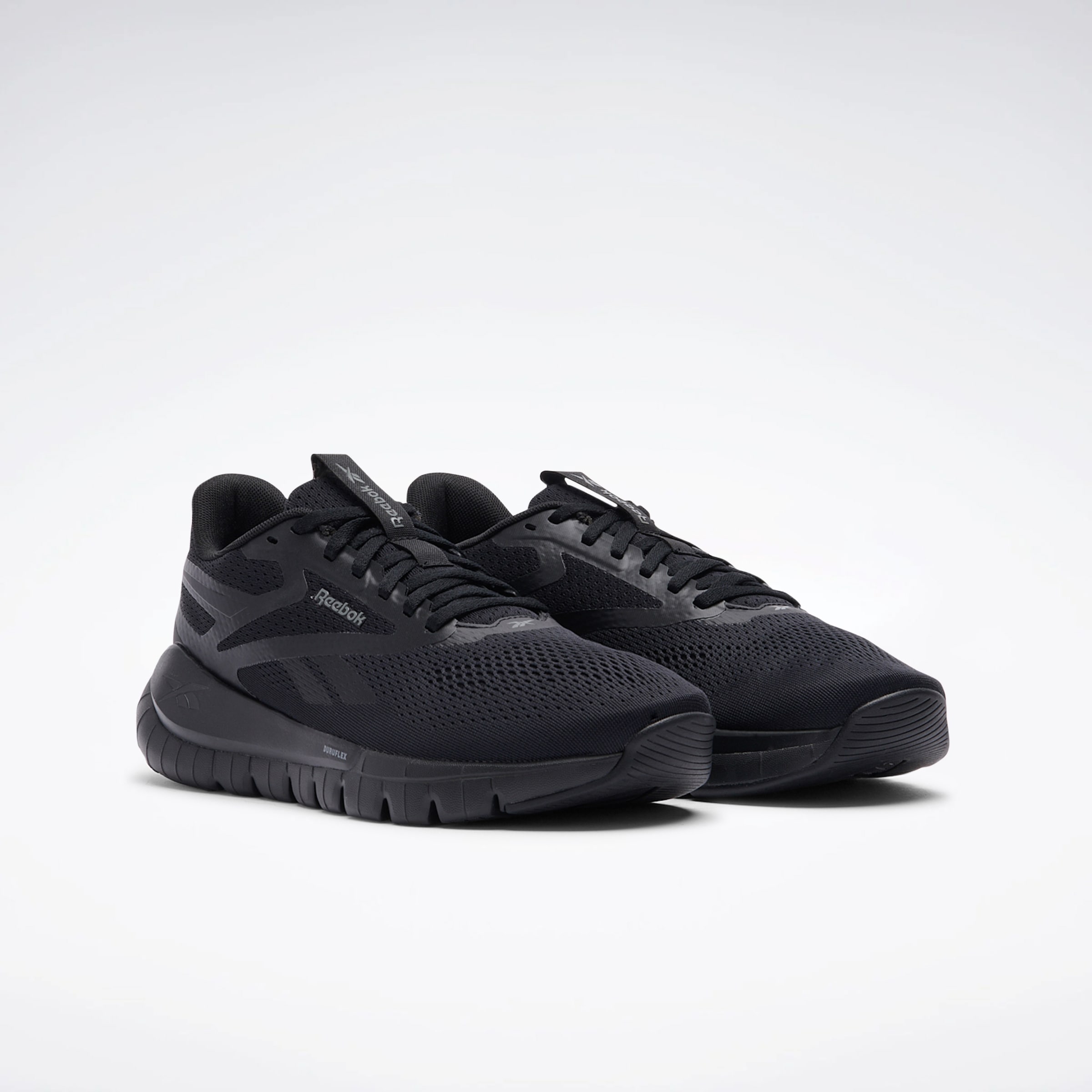 Trainingsschuh REEBOK "REEBOK FLEX TRAINER", Gr. 47, schwarz, grau 4, Synthetik, Textil, Schuhe