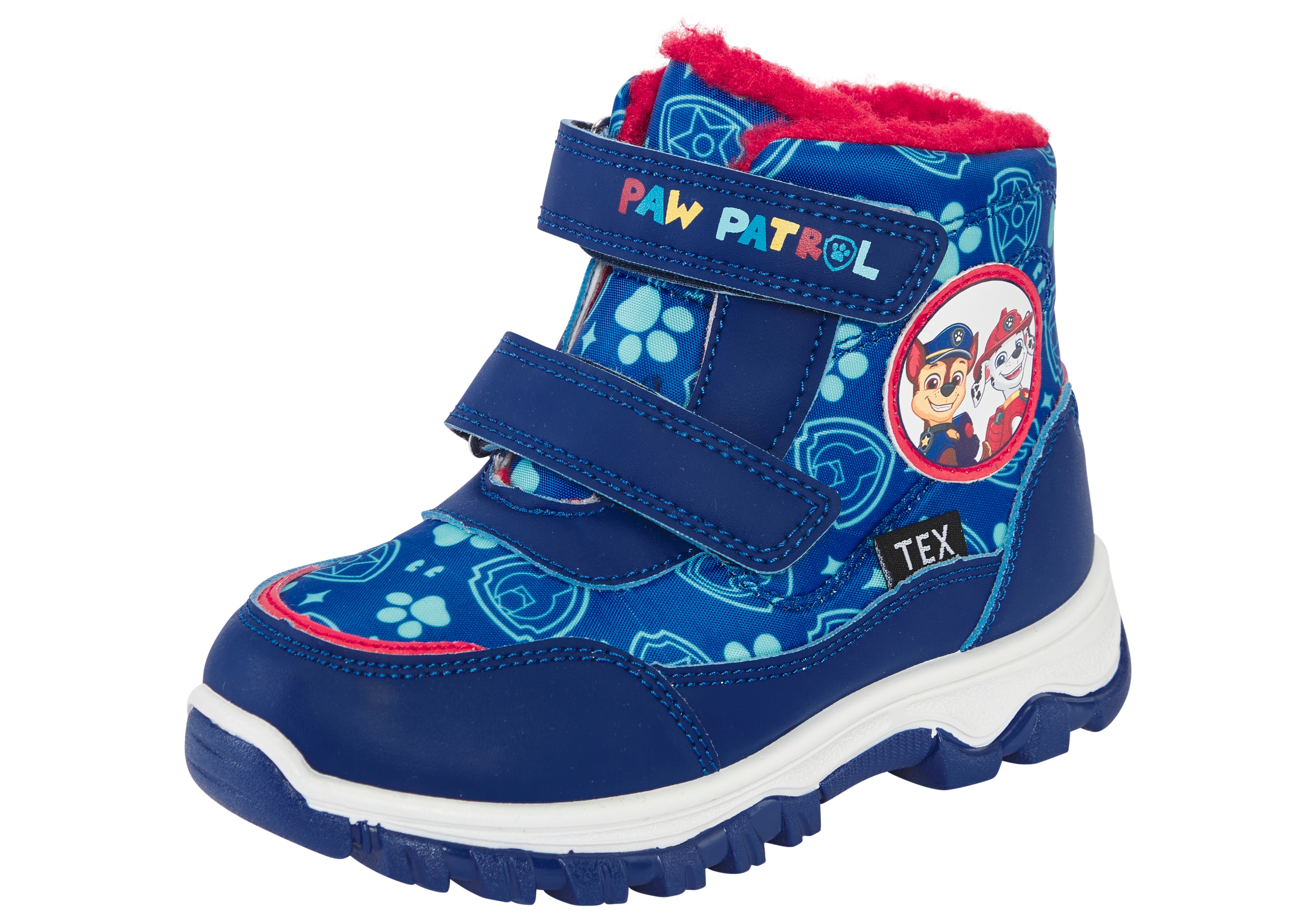 Winterboots DISNEY "PAW PATROL", Damen, Gr. 31, blau, Synthetik, Textil, Schuhe, Winterschuhe, Winterstiefel, Snowboots, wasserdicht & gefüttert