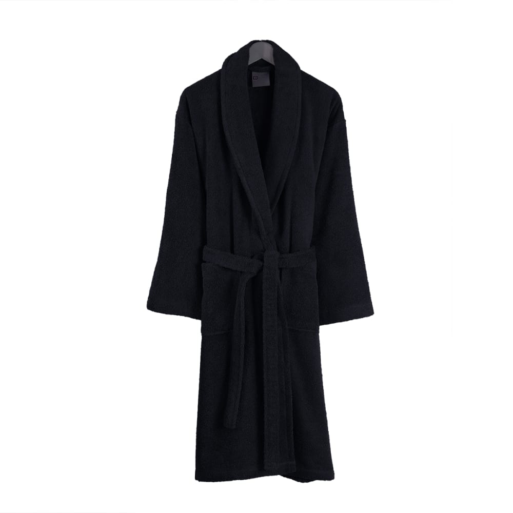 Accappatoio da uomo nero T 50/52