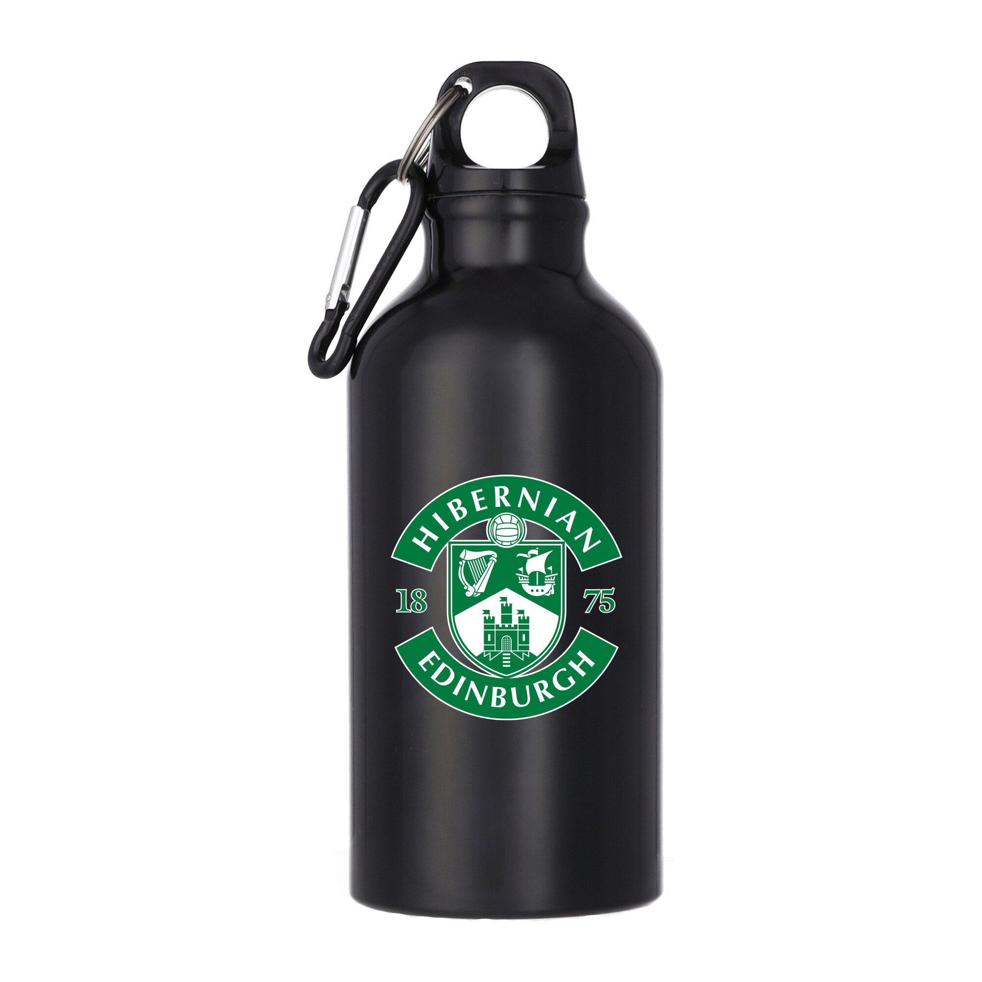 Hibernian Aluminium 400ml Trinkflasche - Schwarz Image