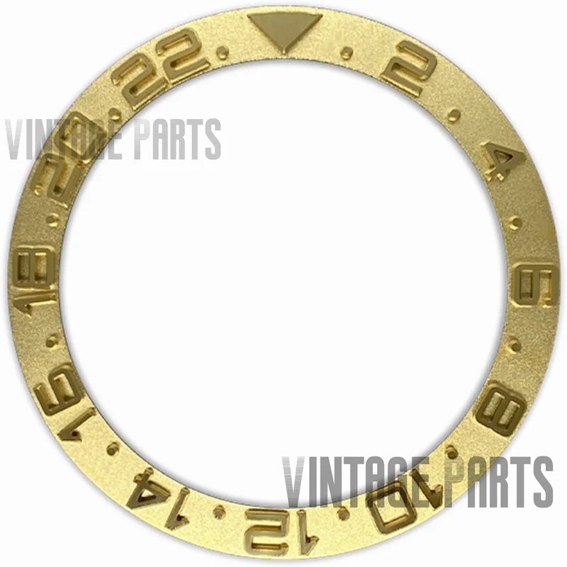 38mm GMT slop metal yacht master bezel insert fit for Rolex seiko watch