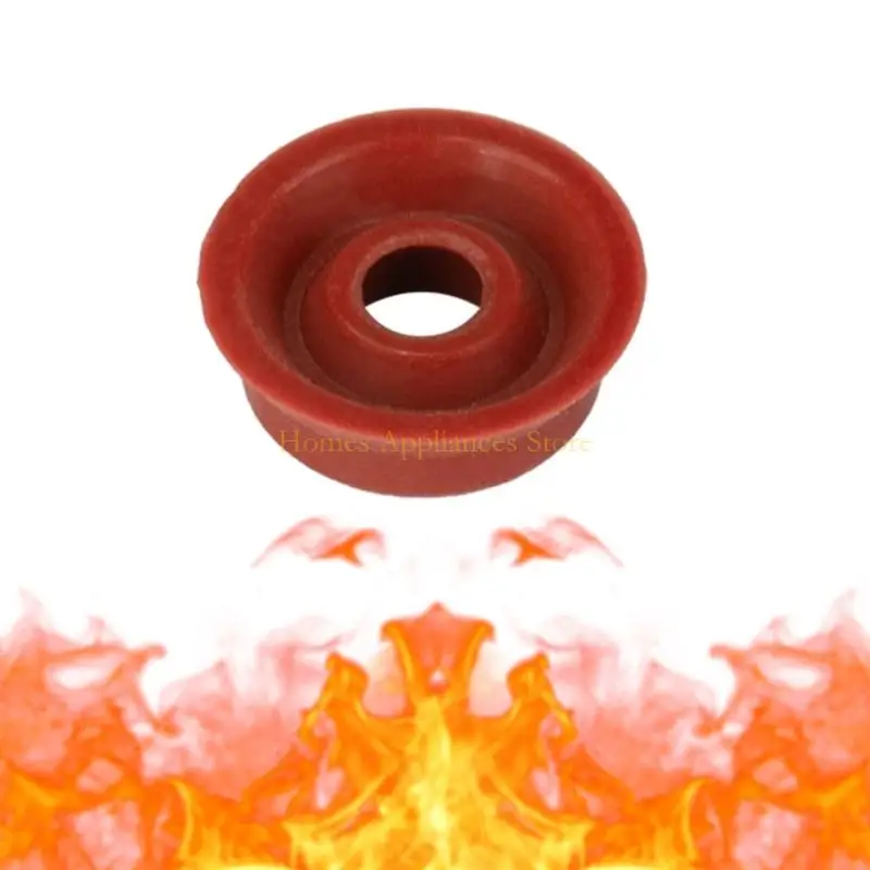 Packung mit 10 Silikondichtungen für Kaffeemaschinen, hochtemperaturbeständige Ringe, Ersatzdichtungen für Espressomaschinen Image