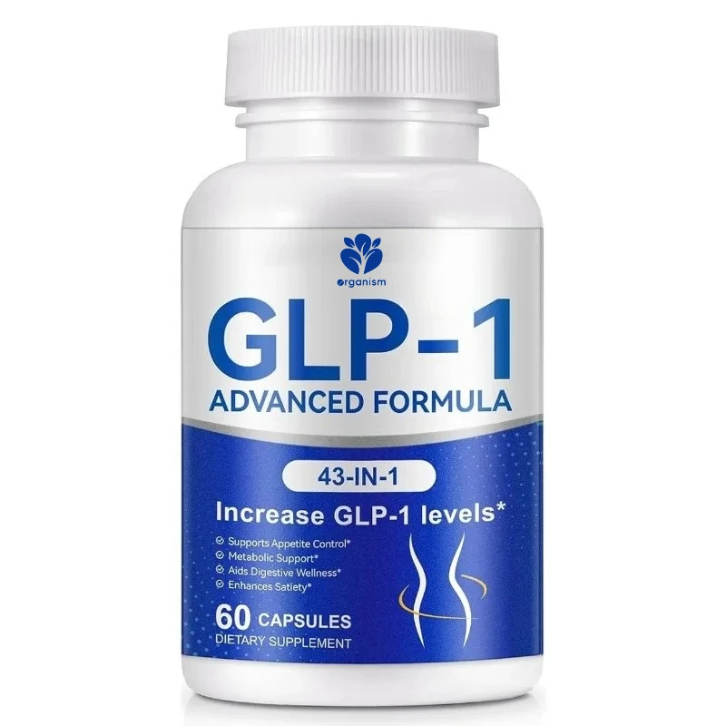 GLP 1 supplement containing Akkermansia probiotic capsules for metabolism, digestion, and intestinal health - vegan, 60 capsules