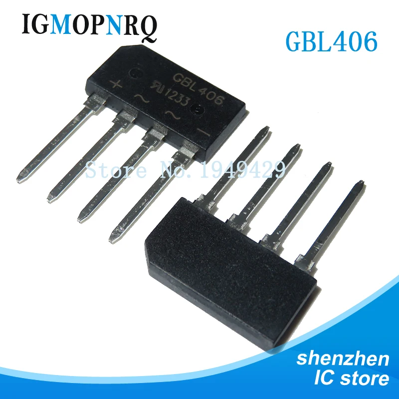 5 Stück GBL406 GBU406 GBU606 ZIP SIP Image