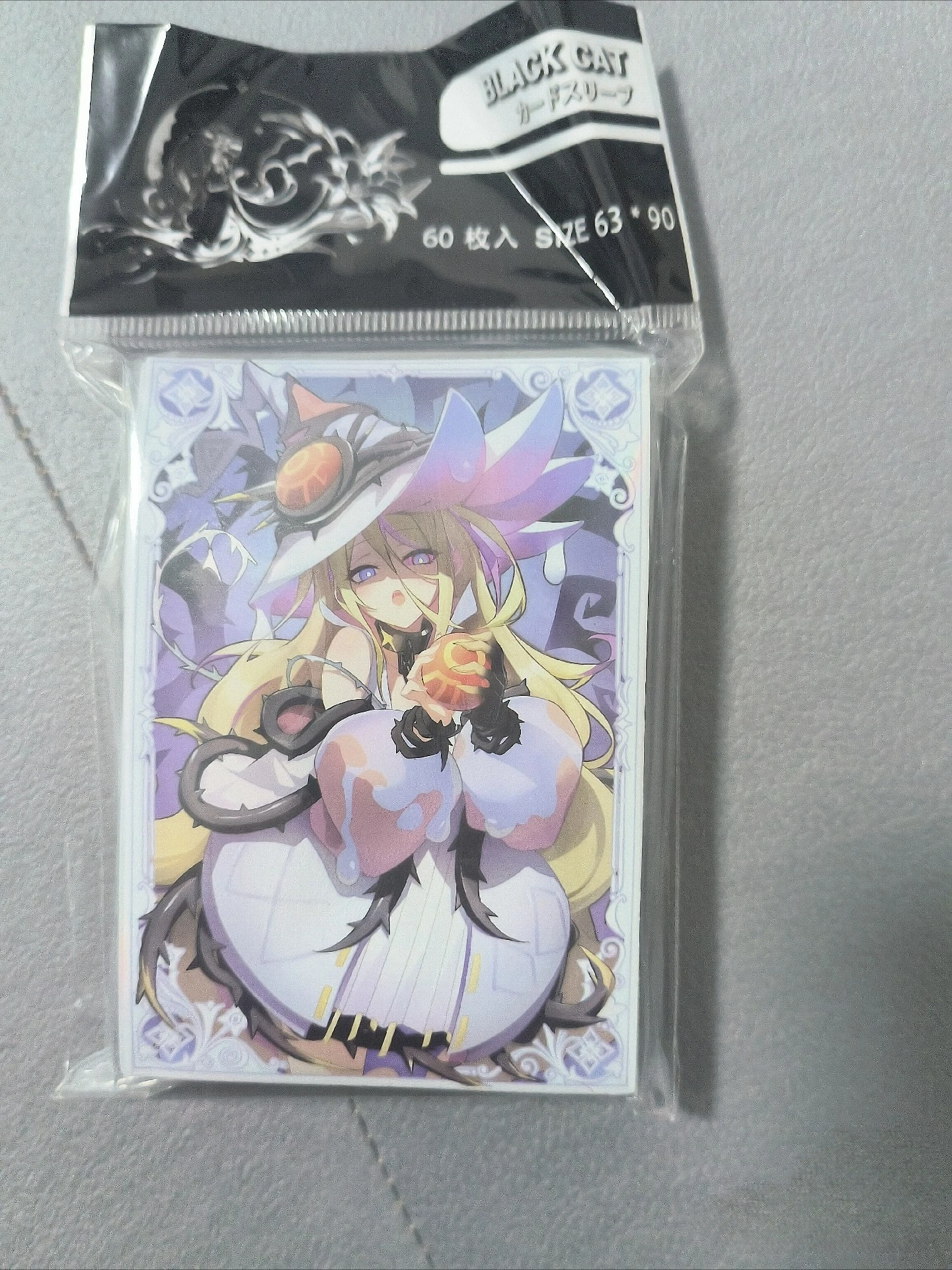 60PCS Original DIY Yugioh Elzette, Azamina des Weißen Waldes Kartenhüllen Yu-Gi-Oh! OCG Trading Card Shine Schutzhülle Image