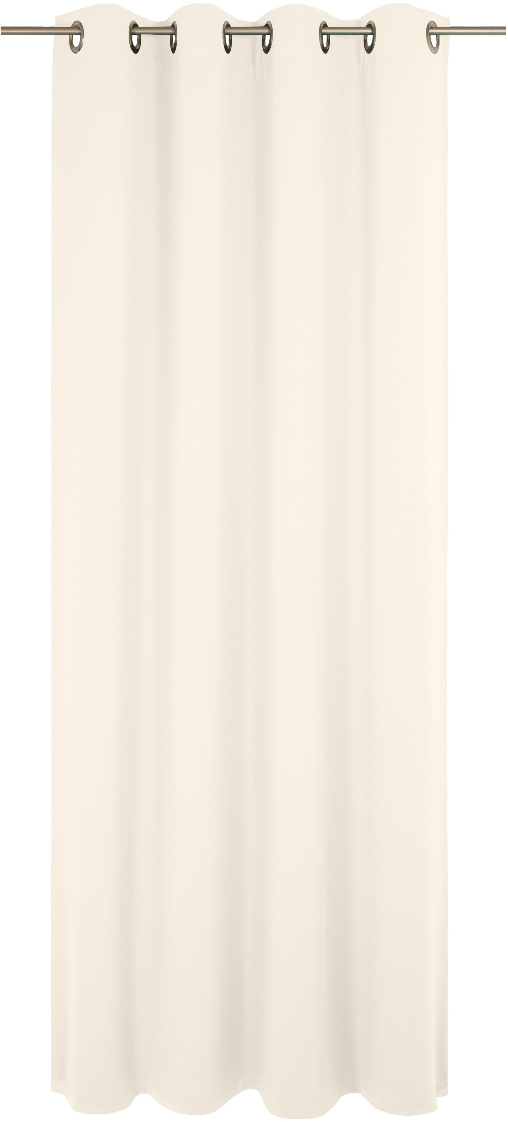 Vorhang WIRTH "Newbury", beige (creme), B:130cm H:395cm, Baumwolle, Polyester, Gardinen, nach Maß Image