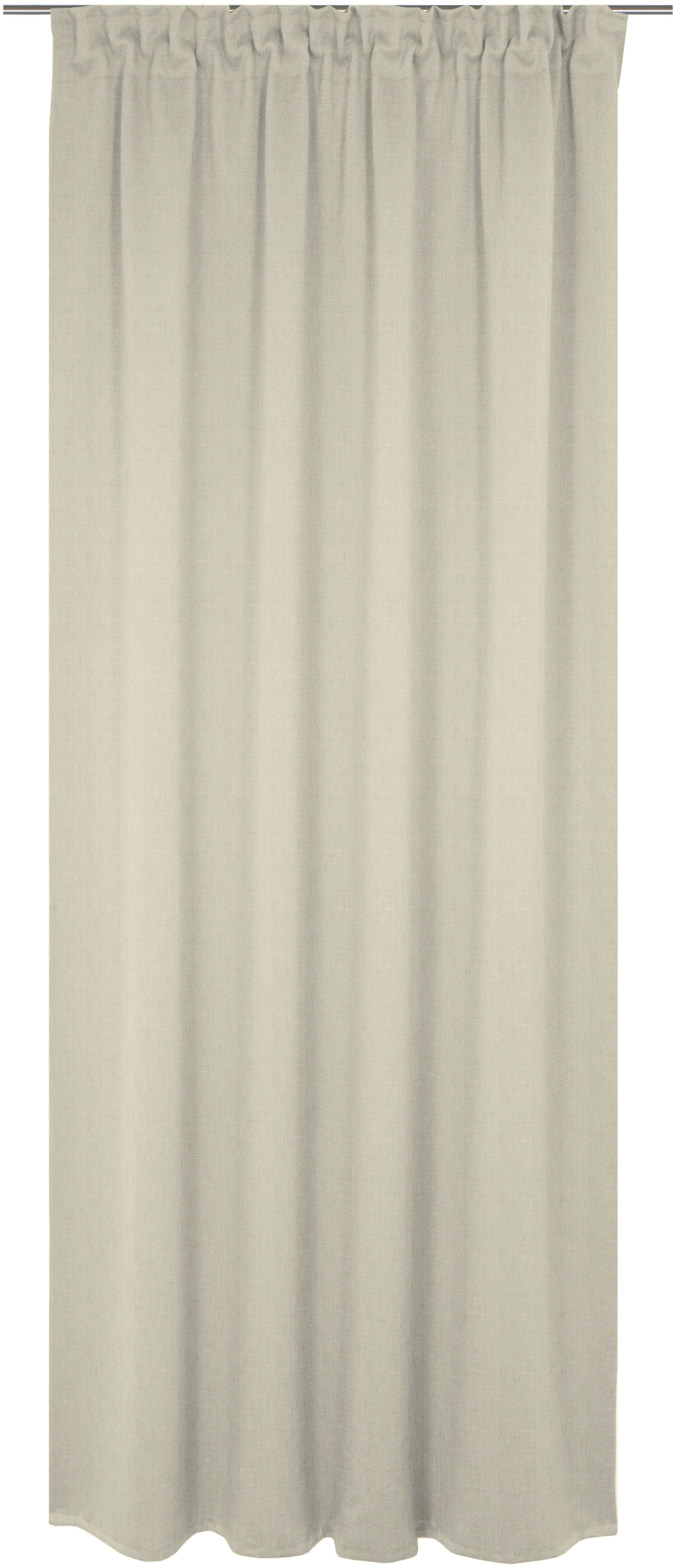 Vorhang WIRTH "Torbole" Gr. 2, braun (schlamm), B:132cm H:175cm, Jacquard, Baumwolle, Polyester, Gardinen Image