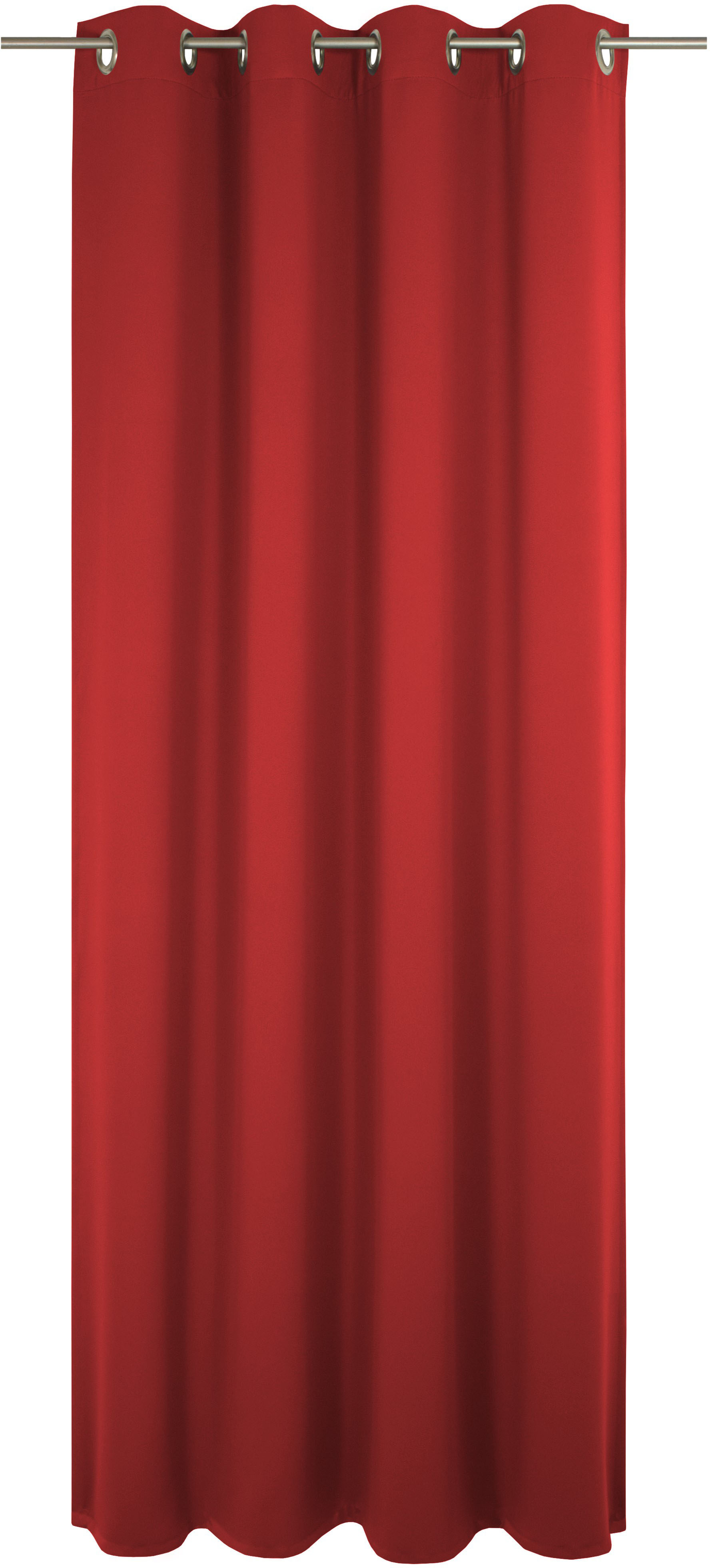 Vorhang WIRTH "Newbury", rot, B:130cm H:195cm, Baumwolle, Polyester, Gardinen, nach Maß Image