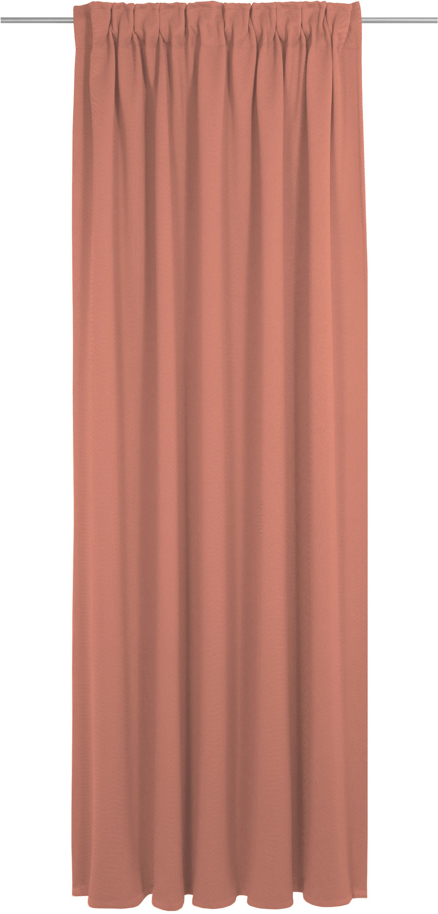Vorhang ADAM "Uni Collection light", orange, B:142cm H:335cm, Baumwolle (Bio-Baumwolle), Gardinen, aus 100% Bio-Baumwolle Image