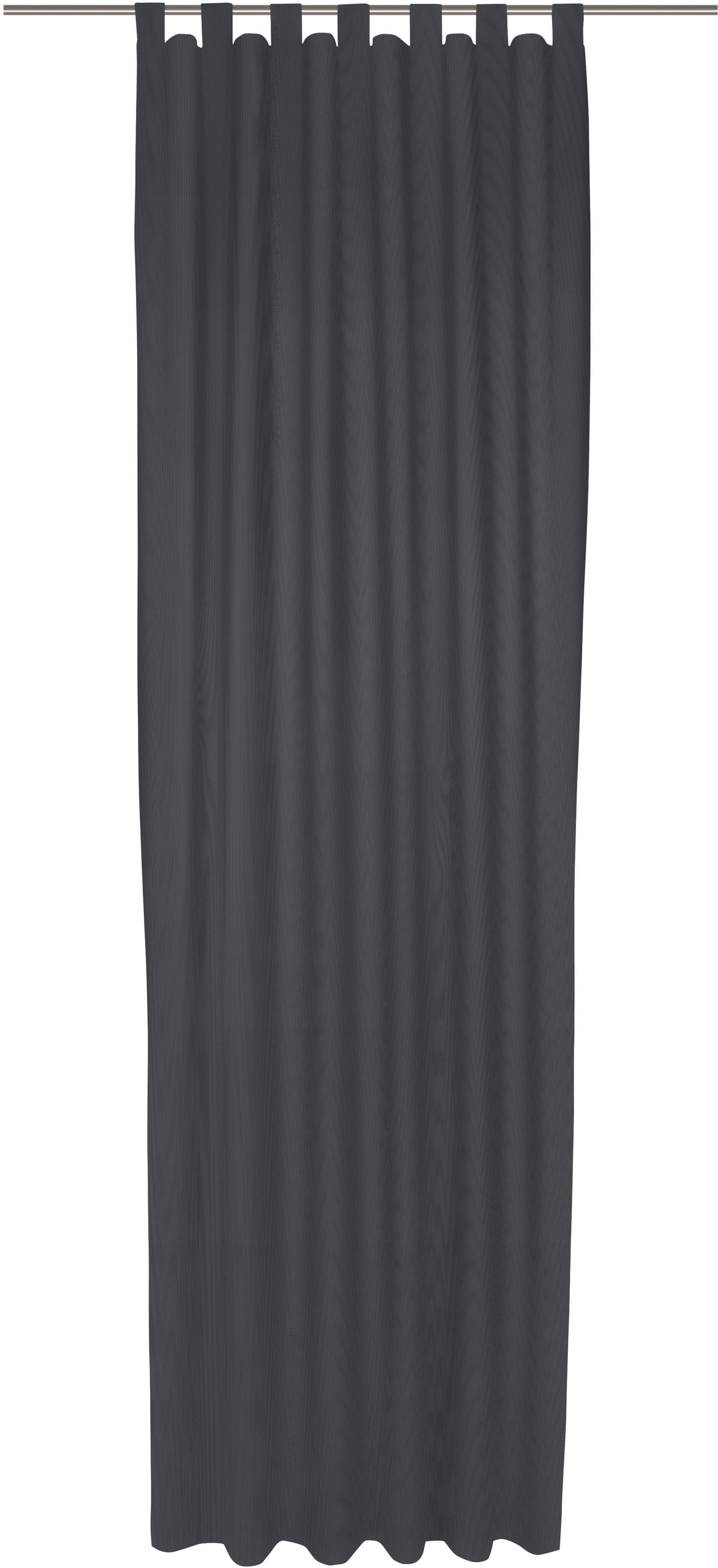 Vorhang ADAM "Uni Collection light", blau (dunkelblau), B:142cm H:205cm, Baumwolle (Bio-Baumwolle), Gardinen, aus 100% Bio-Baumwolle Image