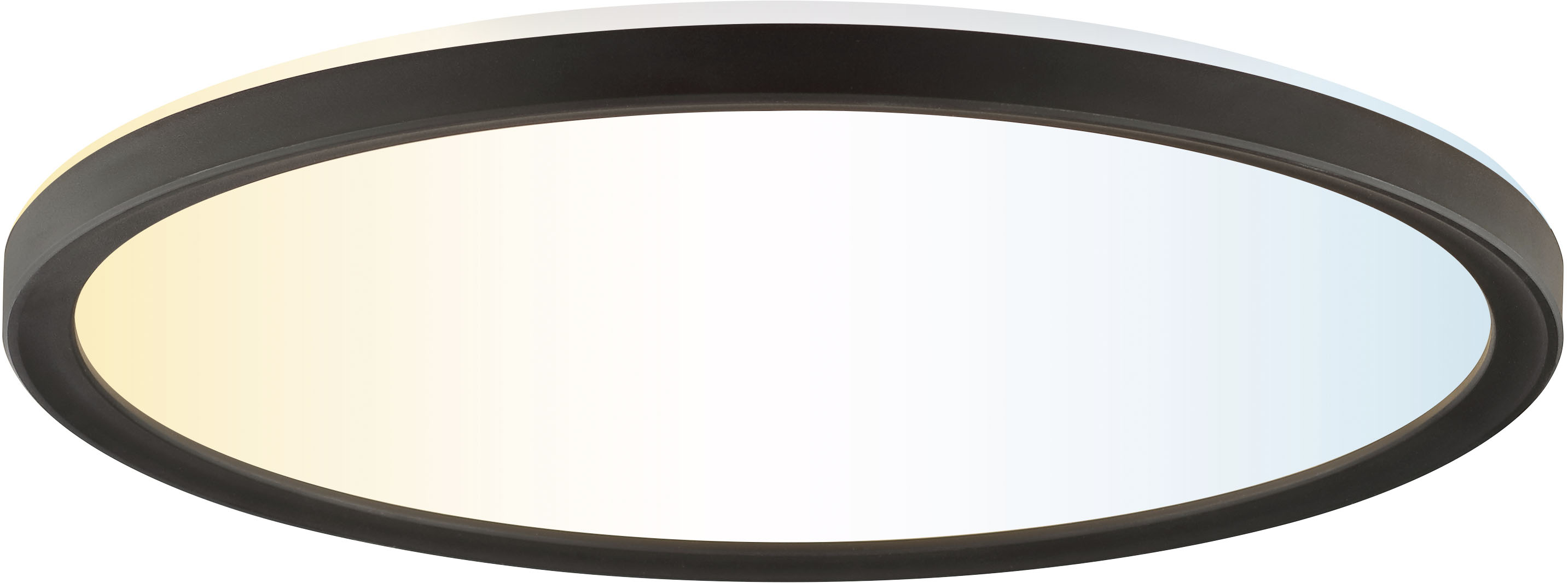 HANSEATIC LED Panel "Liuca", schwarz, 1, Ø 29,3cm H: 2,9cm, 1 Stk., Leuchten, 2700-6500 K, dimmbar, CCT über Wandschalter Image