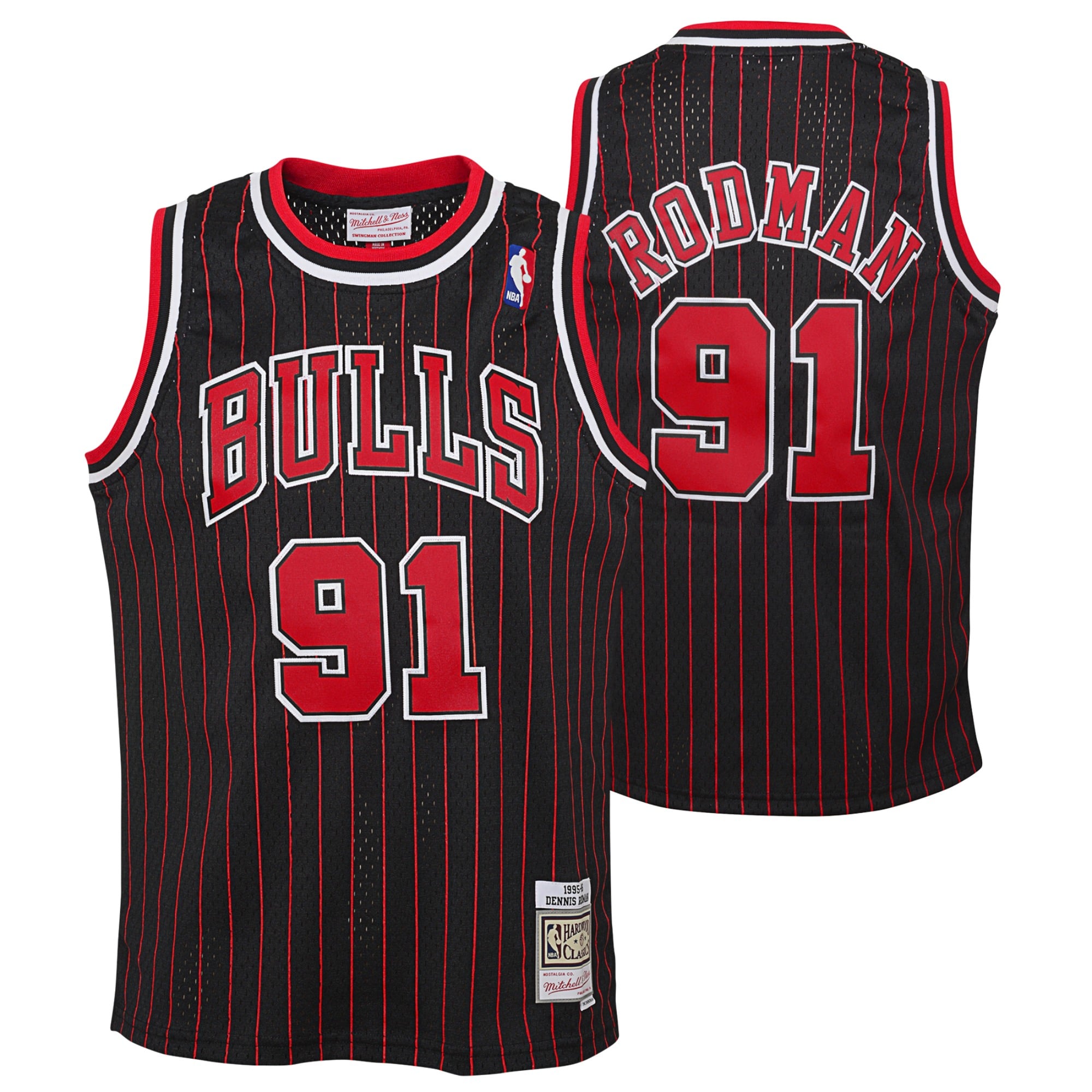 Maillot Mitchell & Ness Hardwood Classic Alternate des Chicago Bulls - Jeune - unisexe Taille: S (8)