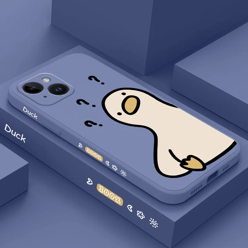 What A Duck Handyhülle für iPhone 17 17 Air 16 16e 15 14 13 12 11 Plus Pro Max Mini X XR XS Plus Cover