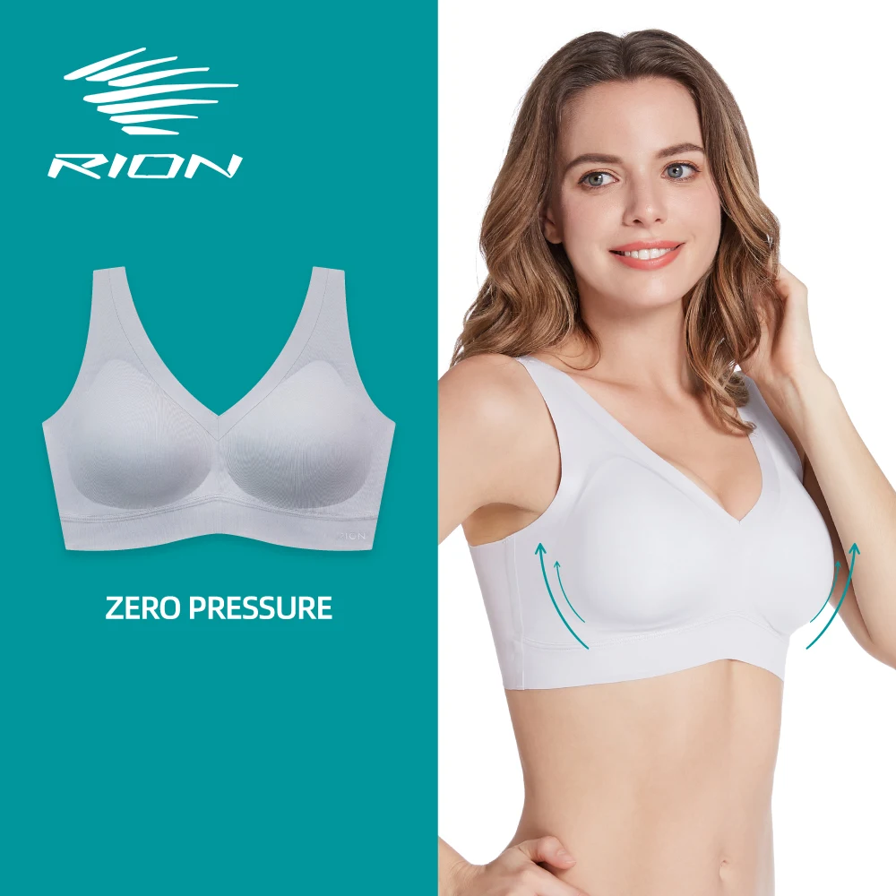 RION femmes haut de sport vêtements de sport soutien-gorge gymnastique Fitness soutiens-gorge rembourré culture hauts sans couture Yoga vêtements Push Up femme sous-vêtements sans fil