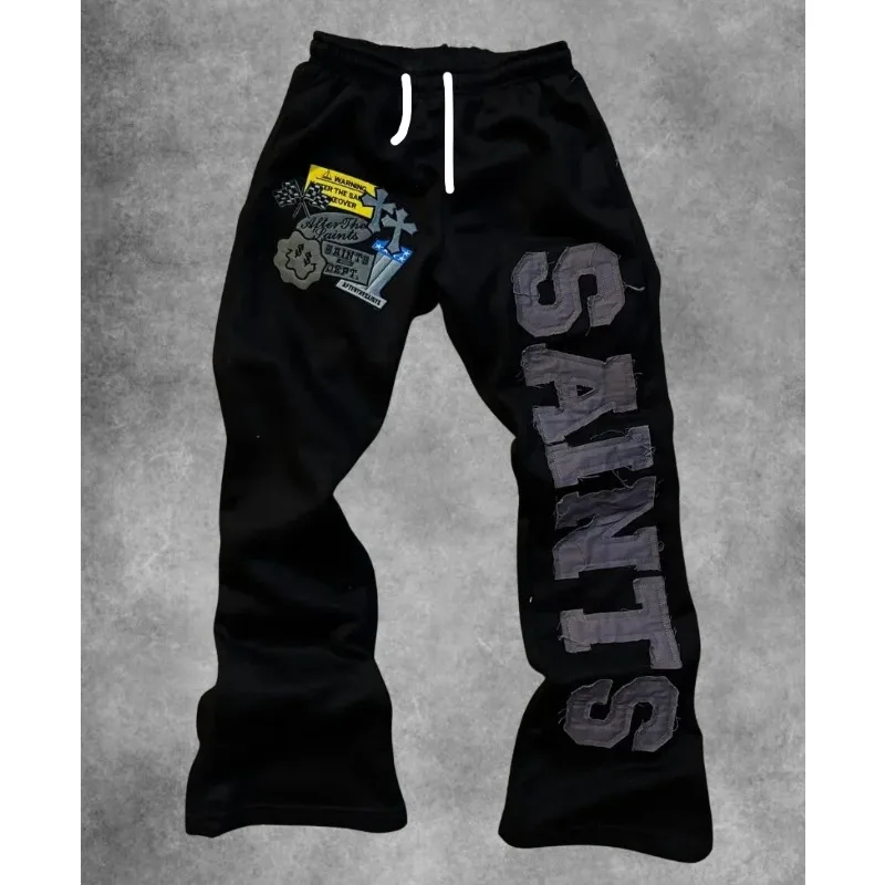 New 3D cartoon printed mesh breathable and fashionable European and American style casual sports pants for adults and children