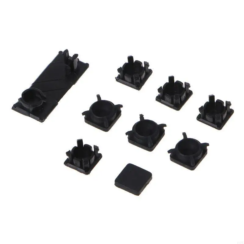 Rubber Feet Plastic Button Screw Cap Cover Set Replacement For Sony Playstation PS3 Slim 2000 3000 Controller