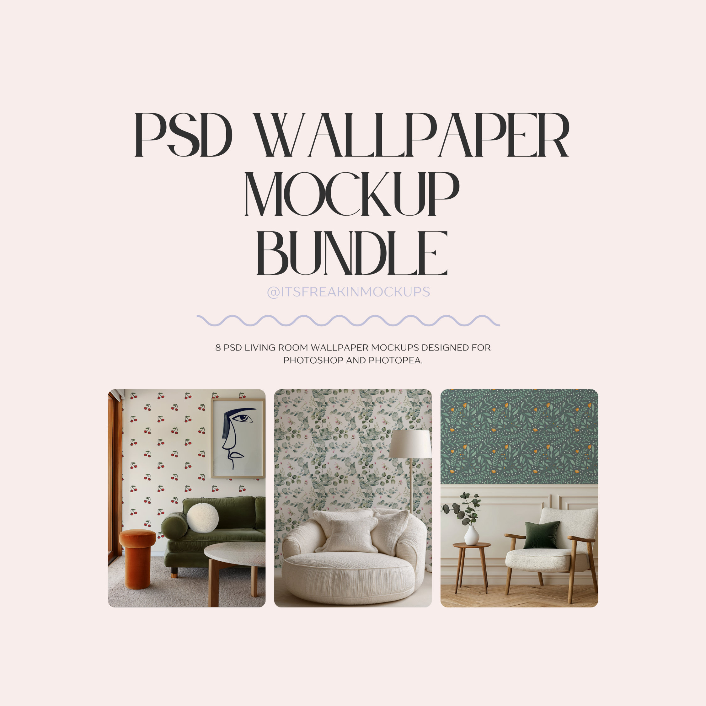 Pacchetto di mockup di carta da parati, mockup di carta da parati PSD, PSD trascinabile, mockup PSD, mockup, mockup di design d'interni, mockup di cam