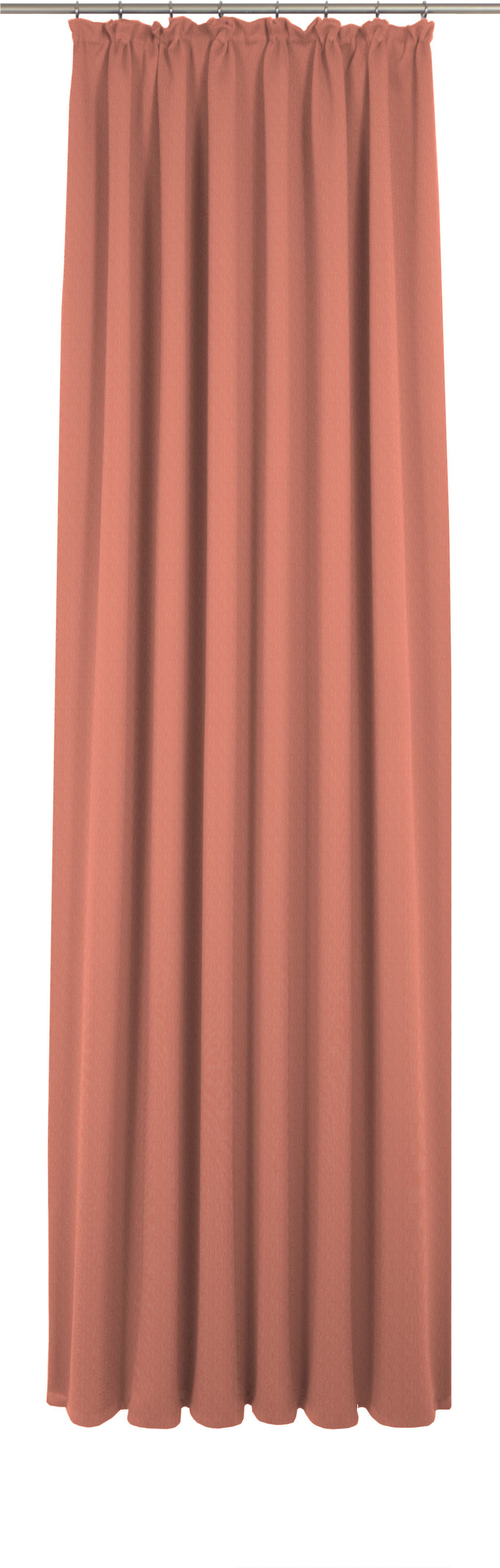 Vorhang ADAM "Uni Collection light", orange, B:142cm H:215cm, Baumwolle (Bio-Baumwolle), Gardinen, aus 100% Bio-Baumwolle Image